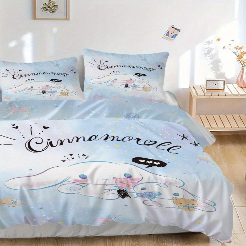 3pcs Cinnamoroll & Baby Ideas Printed Quilt Set - Includes 1 Quilt Cover and 2 Pillowcases, Machine Washable - Suitable for All Seasons.S013 135x200cm
3pcs Cinnamoroll & Baby Ideas Printed Quilt Set - Includes 1 Quilt Cover and 2 Pillowcases, Machine Washable - Suitable for All Seasons.S013 135x200cm