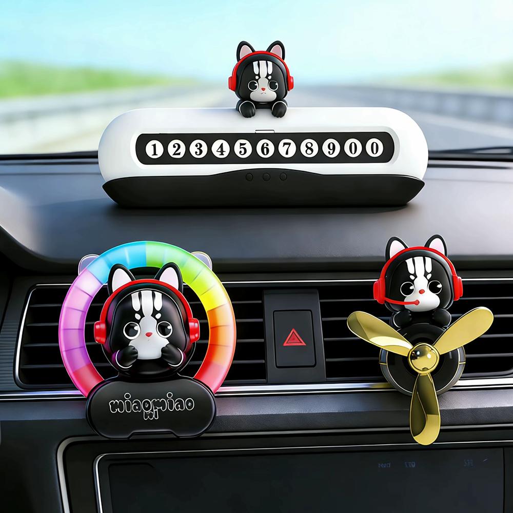 3 in 1 Set:Car Temporary Parking Plate Phone Holder Aromatherapy Ambient Light Vent-Mounted Cartoon Aromatherapy Diffuser
3 in 1 Set:Car Temporary Parking Plate Phone Holder Aromatherapy Ambient Light Vent-Mounted Cartoon Aromatherapy Diffuser