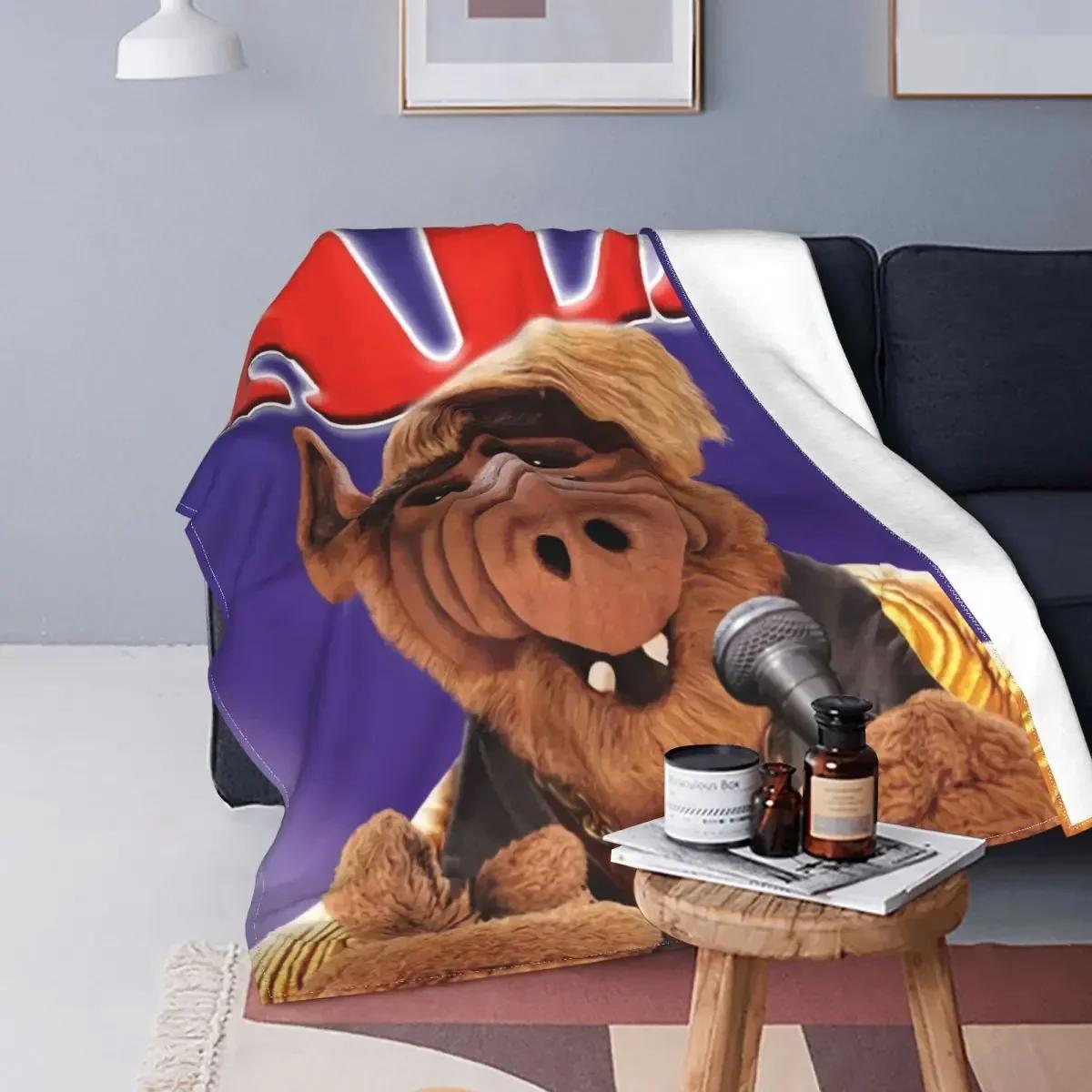 Sci Fi TV Show ALF Blanket Warm Fleece Soft Flannel Alien Life Form Throw Blankets for Bed Sofa Travel Autumn 80x120cm
Sci Fi TV Show ALF Blanket Warm Fleece Soft Flannel Alien Life Form Throw Blankets for Bed Sofa Travel Autumn 80x120cm