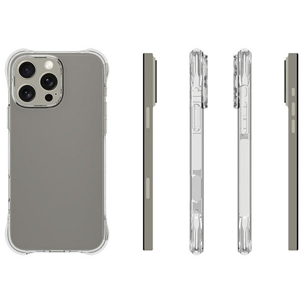 For iPhone 16 Pro Max Clear Phone Case 2.0mm Thickness Shockproof TPU Phone Cover Style A
For iPhone 16 Pro Max Clear Phone Case 2.0mm Thickness Shockproof TPU Phone Cover Style A