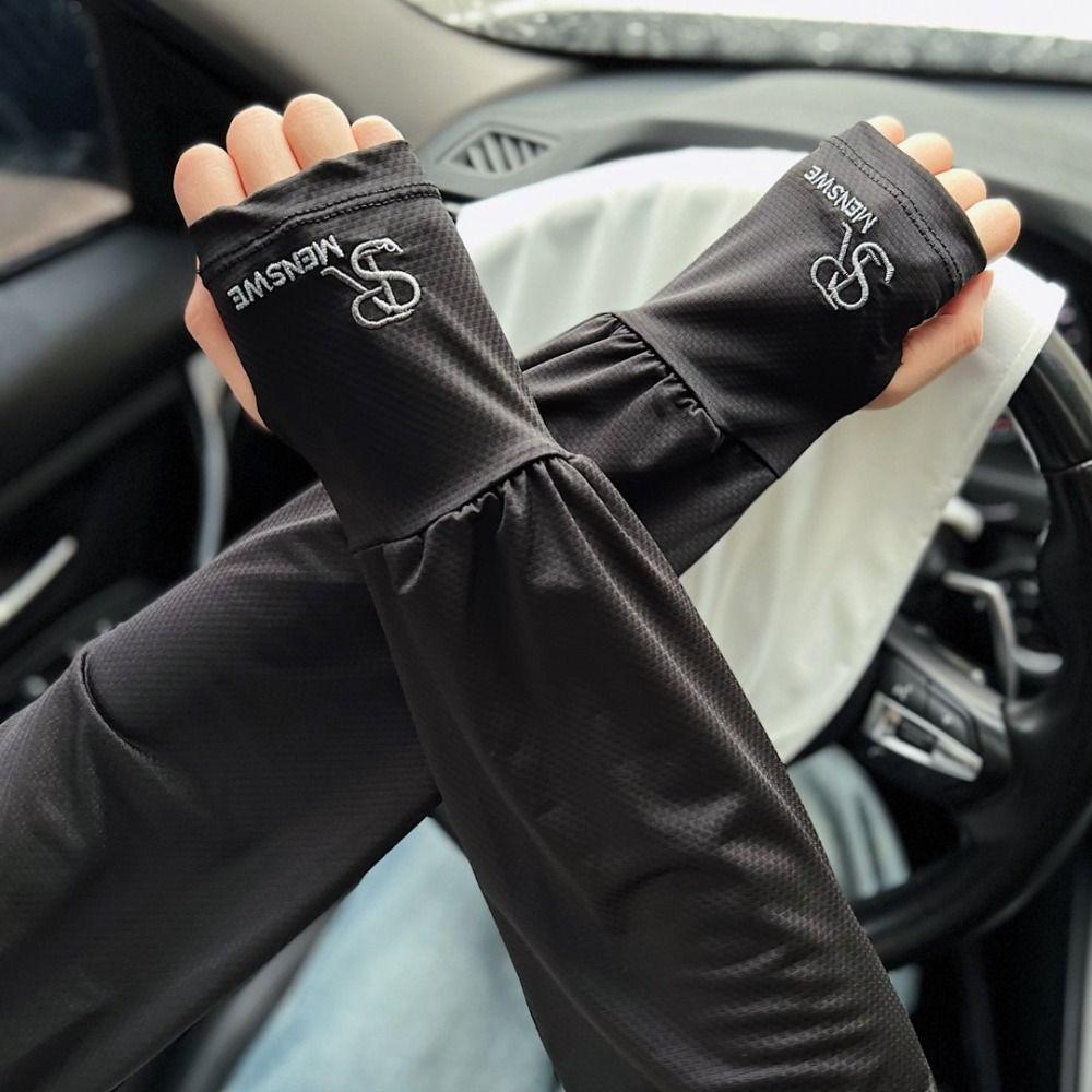 Solid Color Ice Silk Sleeves Anti-UV Sun Protection Cover Thin Sunscreen Sleeve Summer
Solid Color Ice Silk Sleeves Anti-UV Sun Protection Cover Thin Sunscreen Sleeve Summer