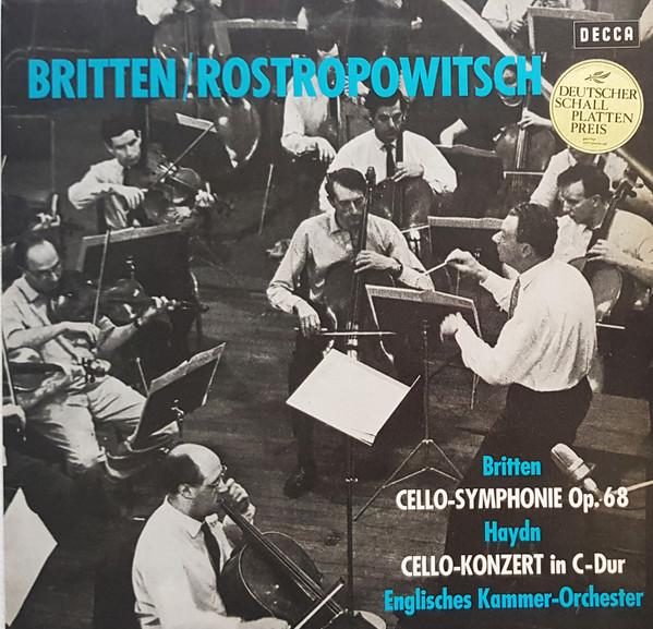 LP Record BRITTEN ROSTROPOVICH ENGLISH CHAMBE - Haydn Cello Symphony Op. 68 / Cello 641421 DECCA 1975 Germany Classical Used
LP Record BRITTEN ROSTROPOVICH ENGLISH CHAMBE - Haydn Cello Symphony Op. 68 / Cello 641421 DECCA 1975 Germany Classical Used
