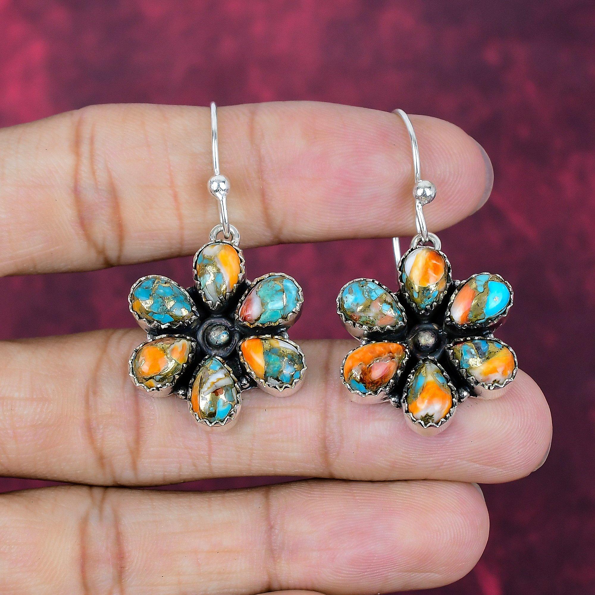 Серьги с колючей устрицей Оранж, ручной работы, с драгоценными камнями, серьги из стерлингового серебра 925 пробы, антикварные украшения, для подарка на помолвку 1.77 Inches
Серьги с колючей устрицей Оранж, ручной работы, с драгоценными камнями, серьги из стерлингового серебра 925 пробы, антикварные украшения, для подарка на помолвку 1.77 Inches