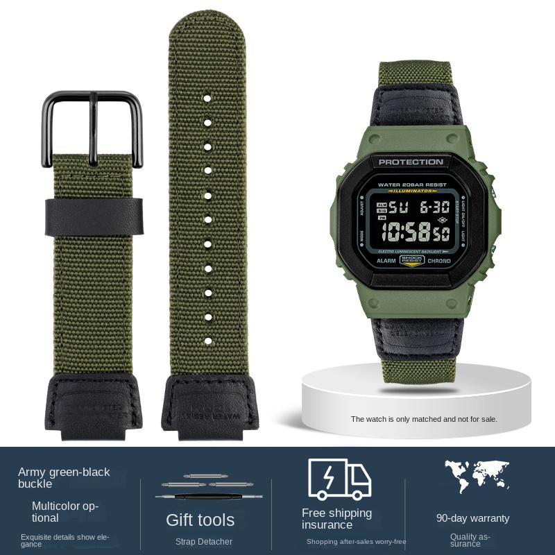 Нейлоновий полотняний ремінець для годинника Casio G-SHOCK DW6900 DW5600 GW-M5610 GA110 DW-H5600 GM5600 Браслет для чоловіків Спортивний 16 мм 18 мм 16mm
Нейлоновий полотняний ремінець для годинника Casio G-SHOCK DW6900 DW5600 GW-M5610 GA110 DW-H5600 GM5600 Браслет для чоловіків Спортивний 16 мм 18 мм 16mm