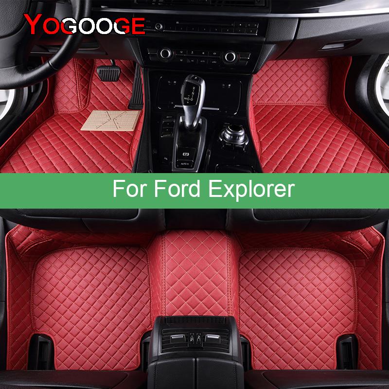 Автомобильные коврики YOGOOGE для Ford Explorer 2001-2021 лет, аксессуары для ног Coche two rows
Автомобильные коврики YOGOOGE для Ford Explorer 2001-2021 лет, аксессуары для ног Coche two rows