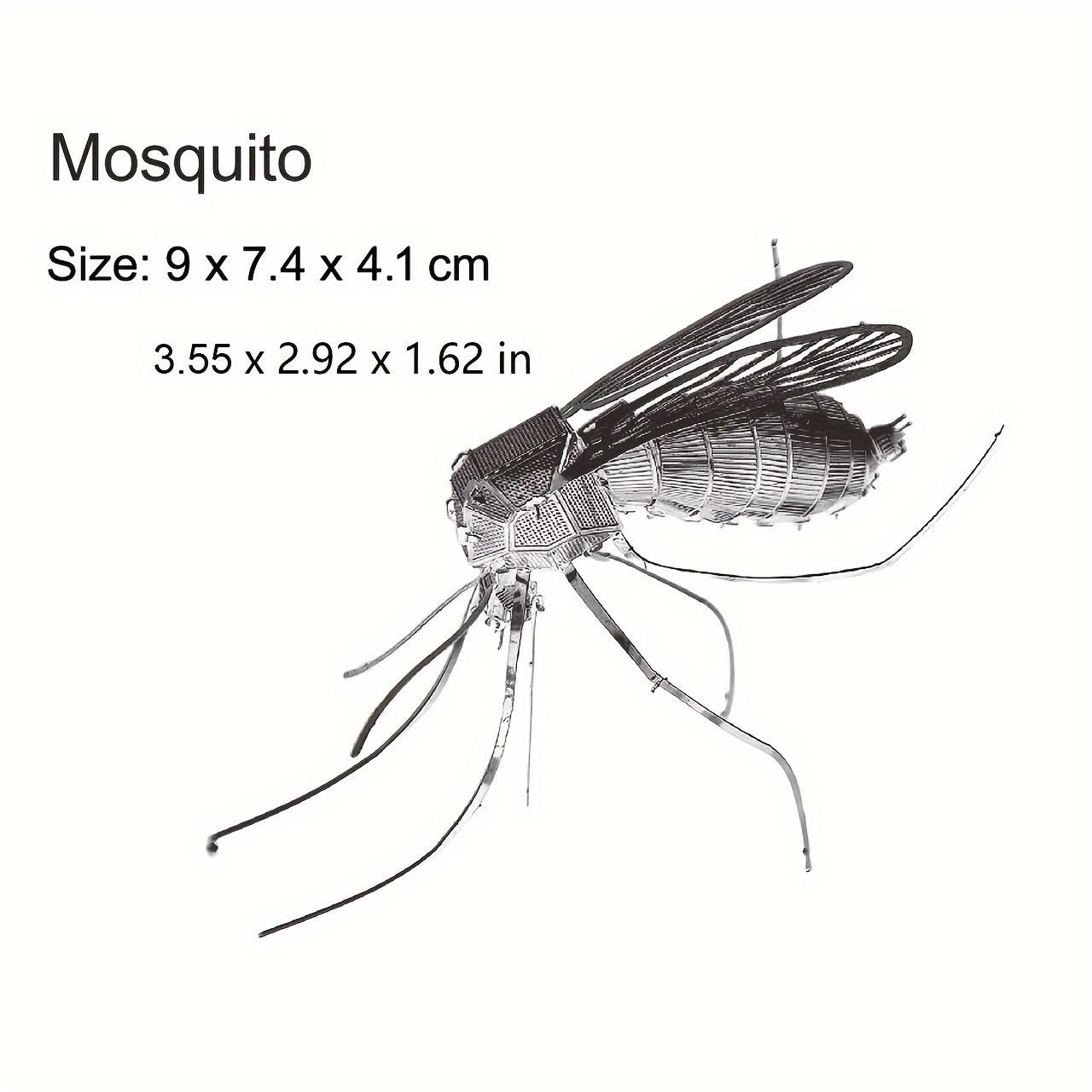3D Metal Mechanical Mosquito Puzzle DIY Assembly Kit for Adults Precision Cut Metal Art Model Birthday Holiday Gift Insect
3D Metal Mechanical Mosquito Puzzle DIY Assembly Kit for Adults Precision Cut Metal Art Model Birthday Holiday Gift Insect