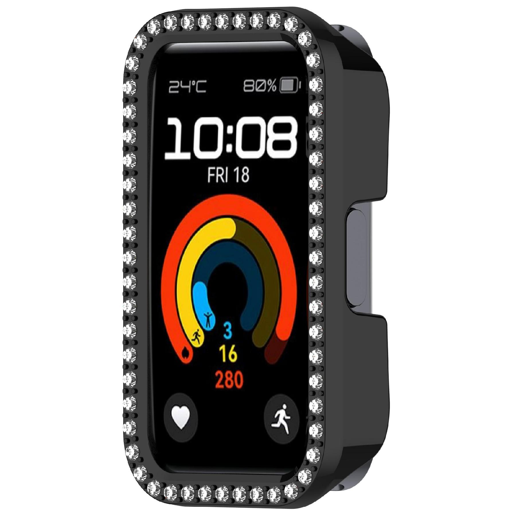 Protective Case For Huawei Band 10/10 NFC/9/9 NFC/8/8 NFC Hollow Design Rhinestone Decor PC Watch Cover Transparent 
Protective Case For Huawei Band 10/10 NFC/9/9 NFC/8/8 NFC Hollow Design Rhinestone Decor PC Watch Cover Transparent