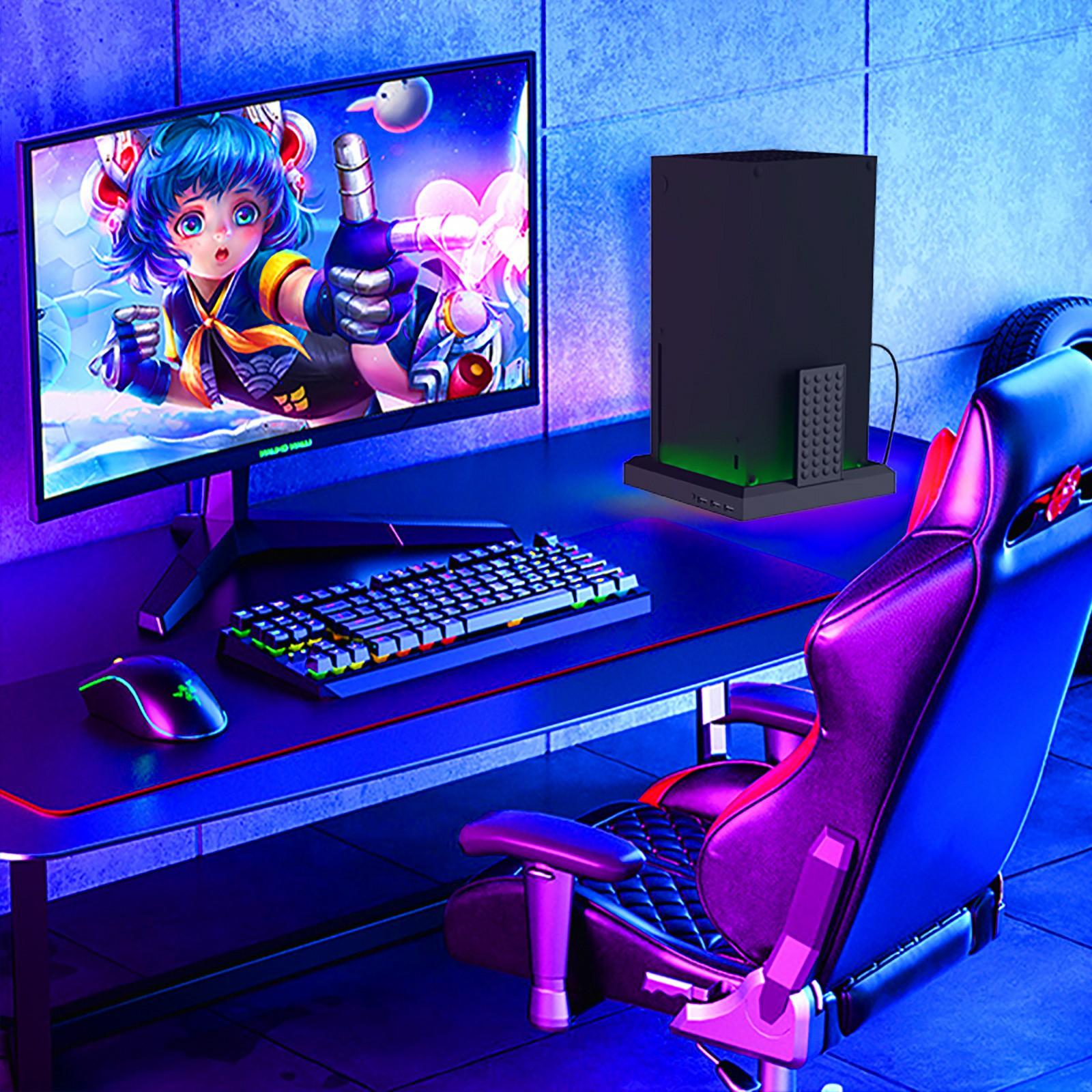 RGB Стійка з підсвічуванням для контролерів Xbox Series X/S, консолей, ігрових аксесуарів
RGB Стійка з підсвічуванням для контролерів Xbox Series X/S, консолей, ігрових аксесуарів