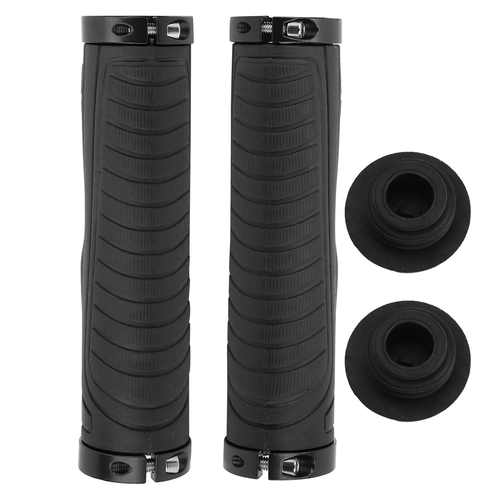 Mountain Bike Soft Handlebar Grips Bicycle Double Lock AntiSlip Rubber Handle Grips(Black )
Mountain Bike Soft Handlebar Grips Bicycle Double Lock AntiSlip Rubber Handle Grips(Black )