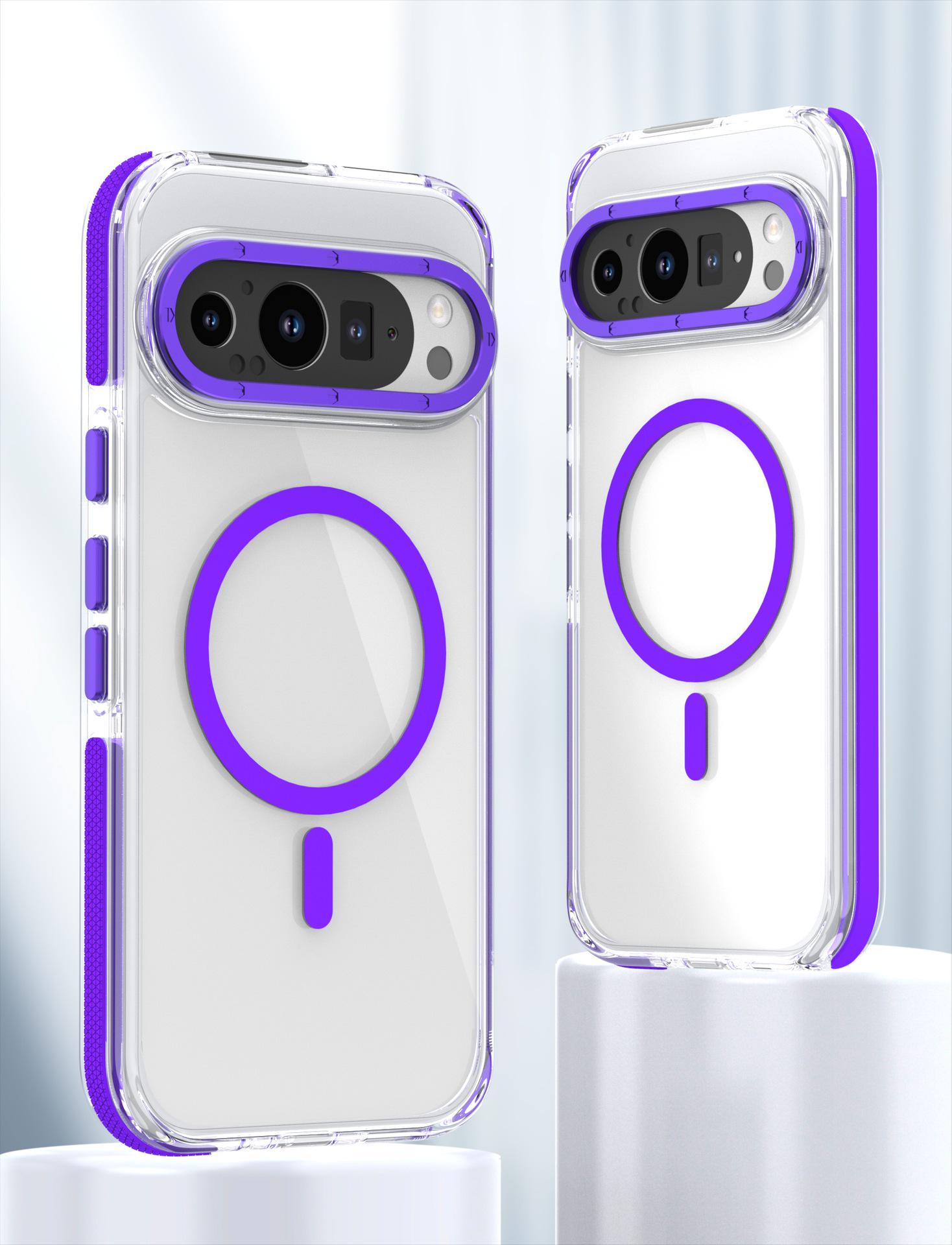 Compatible Google Pixel 10 Pro/XL Magnetic Two-Color Case with Pixel 9 Transparent Cover Pixel 10 Pro фіолетовий
Compatible Google Pixel 10 Pro/XL Magnetic Two-Color Case with Pixel 9 Transparent Cover Pixel 10 Pro фіолетовий