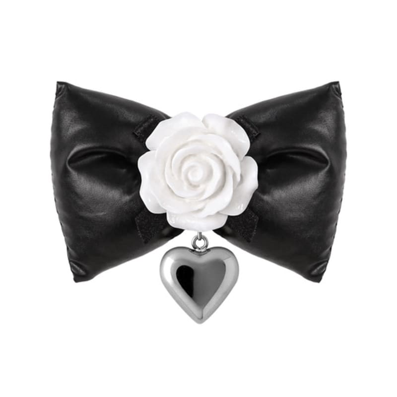 mellotory rose padded ribbon pin black
mellotory rose padded ribbon pin black