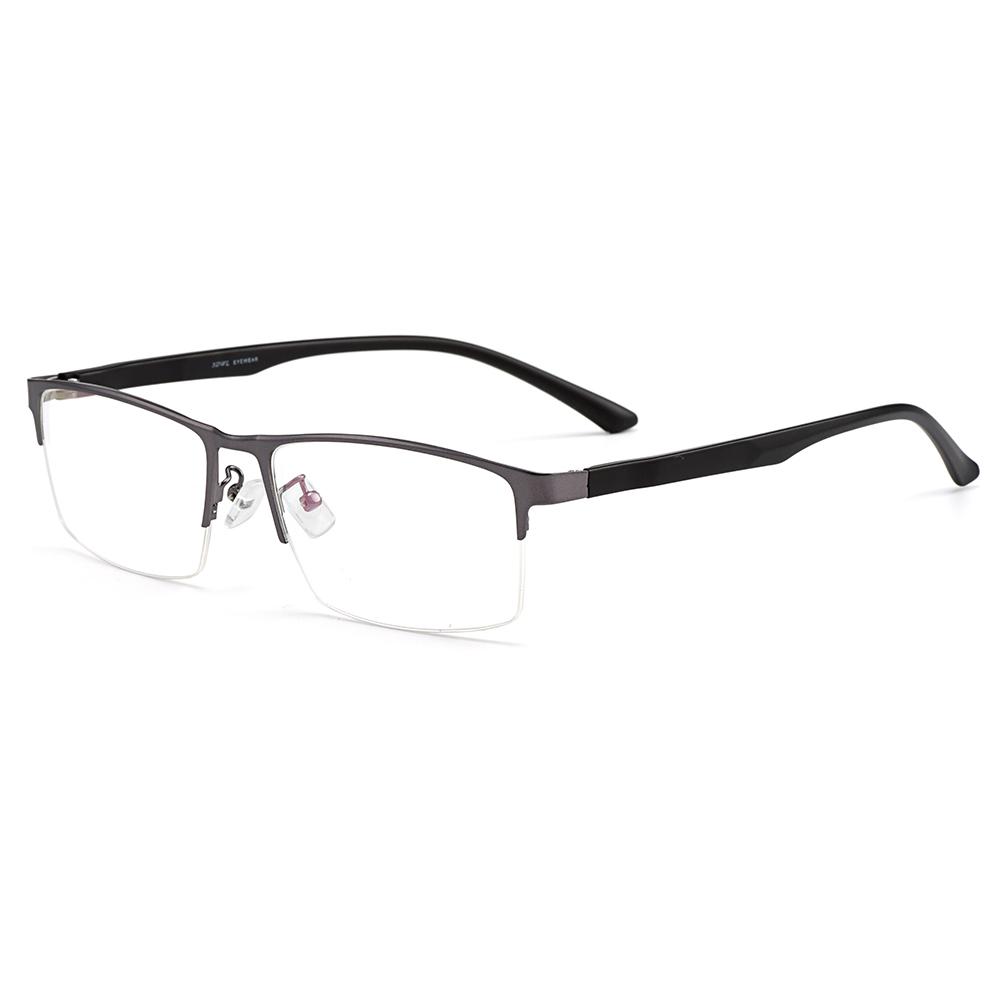 Men Titanium Alloy Semi Rimless Eyeglasses Frame For Men Prescription Eyewear Flexible TR90 Legs IP Electroplating S61001
Men Titanium Alloy Semi Rimless Eyeglasses Frame For Men Prescription Eyewear Flexible TR90 Legs IP Electroplating S61001