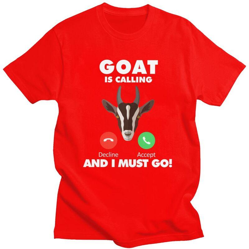 Male My Goat Is Calling T Shirts Streetwear Short Sleeves 100 Cotton Animals Lover Colthing Leisure Design Graphic Tee Tops S
Male My Goat Is Calling T Shirts Streetwear Short Sleeves 100 Cotton Animals Lover Colthing Leisure Design Graphic Tee Tops S