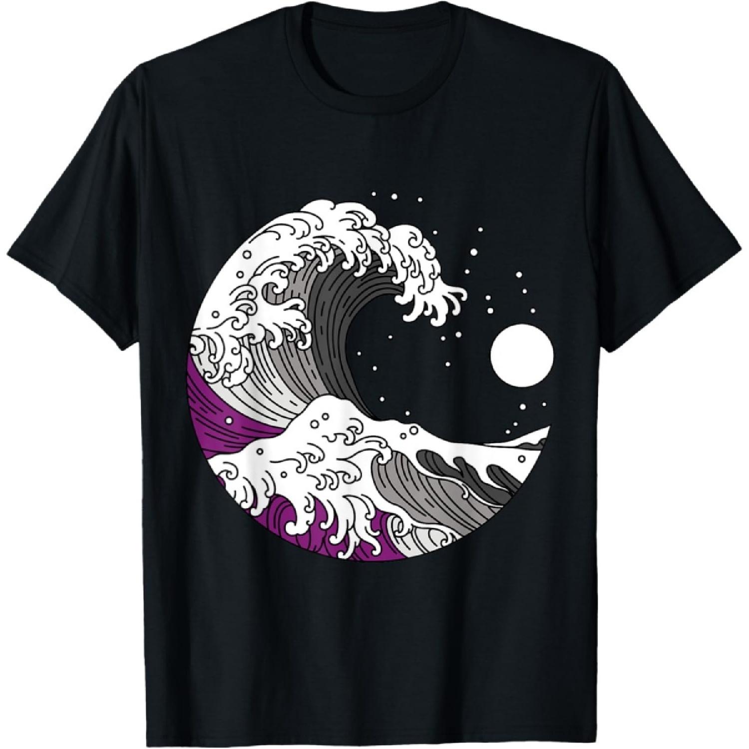 Asexual Pride LGBTQ+ Ace Flag Japanese Great Wave T-Shirt XXXXXL чорний
Asexual Pride LGBTQ+ Ace Flag Japanese Great Wave T-Shirt XXXXXL чорний