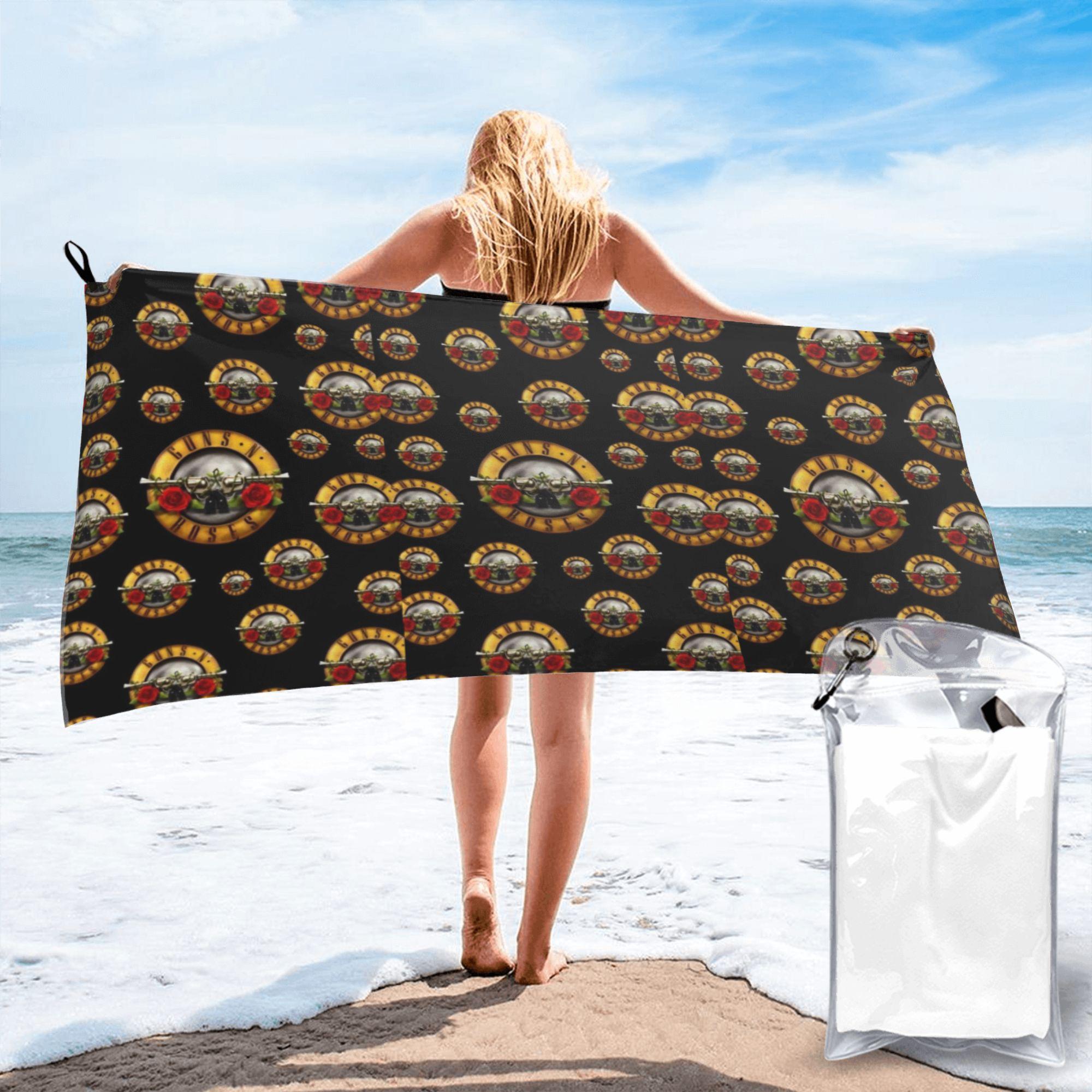 Guns N Roses Beach Towel Soft Microfiber Quick Dry Absorbent Quick Towels For Bath W30*H60(CM)
Guns N Roses Beach Towel Soft Microfiber Quick Dry Absorbent Quick Towels For Bath W30*H60(CM)
