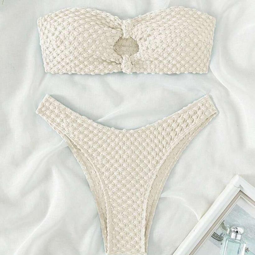 2024 European & American Sexy Bikini Swimsuit – Exclusive Design for Women Large брудно-білий
2024 European & American Sexy Bikini Swimsuit – Exclusive Design for Women Large брудно-білий