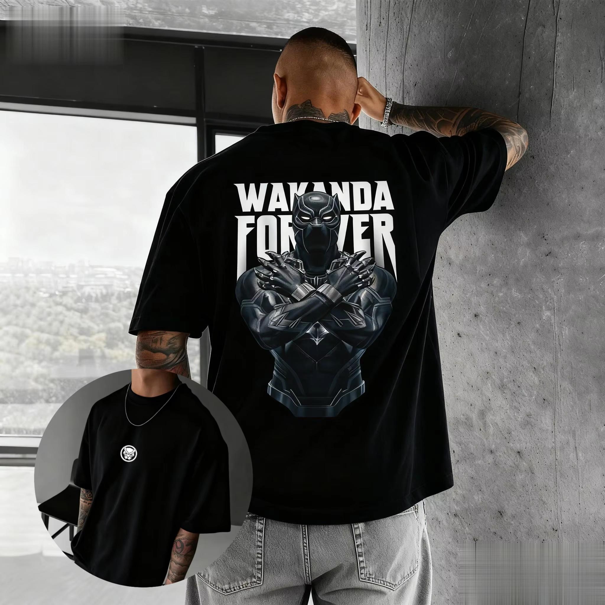 2026 The Mans Multicolor Tshirt with Black Panther Pattern and Striped Background Design Is A Surprising Casual Streetwear M
2026 The Mans Multicolor Tshirt with Black Panther Pattern and Striped Background Design Is A Surprising Casual Streetwear M