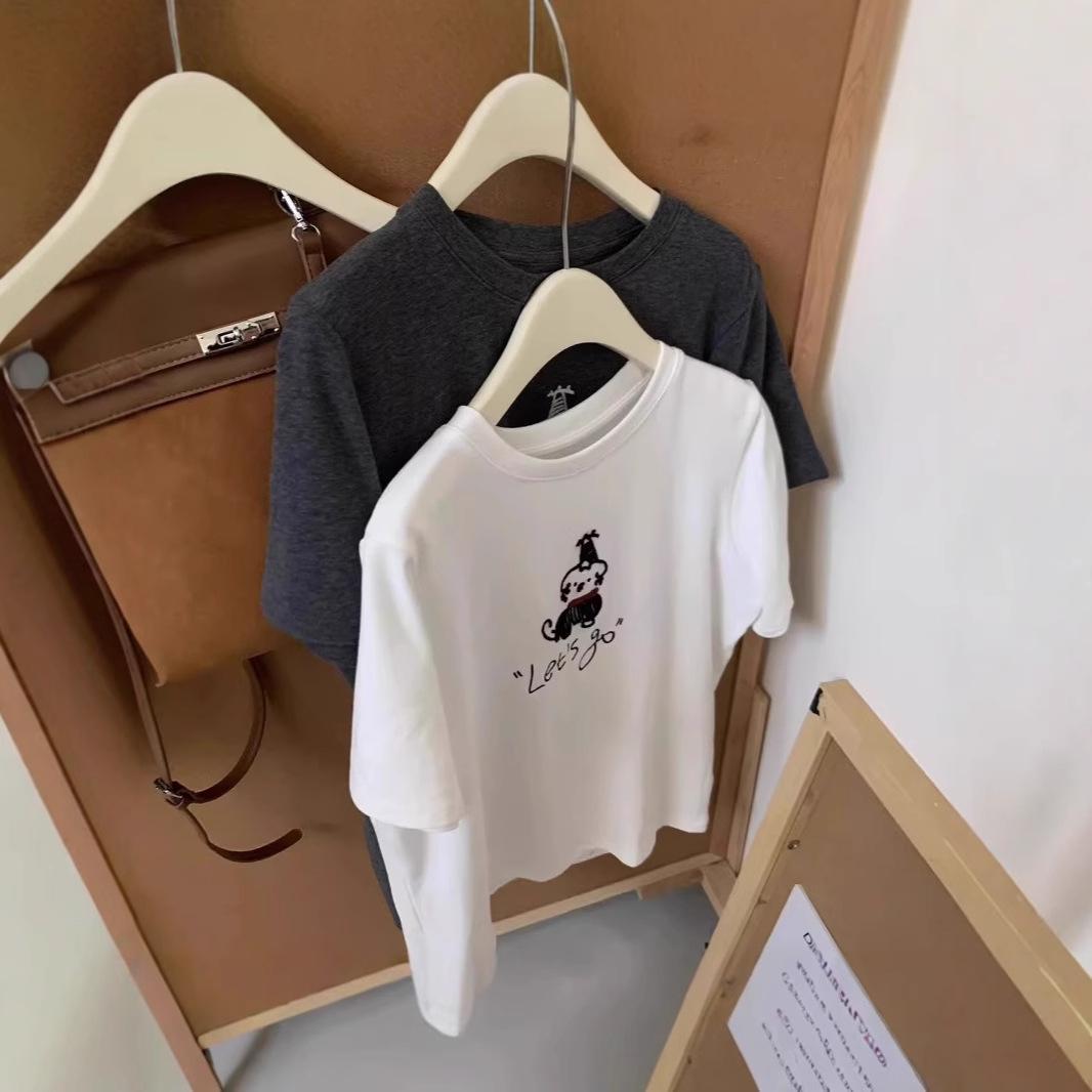 2025 Summer Women s Embroidered Dog T-shirt - Short Sleeve, Simple Line Design, Round Neck XL
2025 Summer Women s Embroidered Dog T-shirt - Short Sleeve, Simple Line Design, Round Neck XL