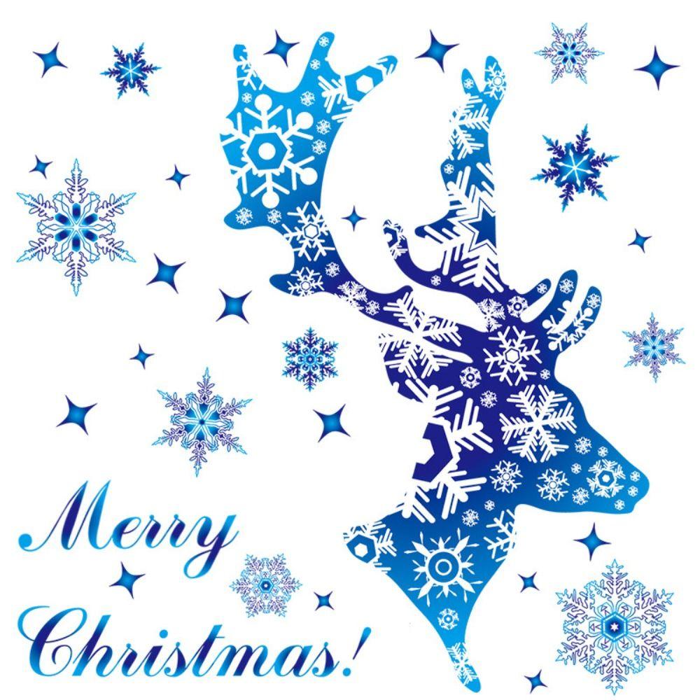 6 Pieces Blue Christmas Window Clings Stickers Electrostatic Xmas Home Decorations Wall Stickers A
6 Pieces Blue Christmas Window Clings Stickers Electrostatic Xmas Home Decorations Wall Stickers A