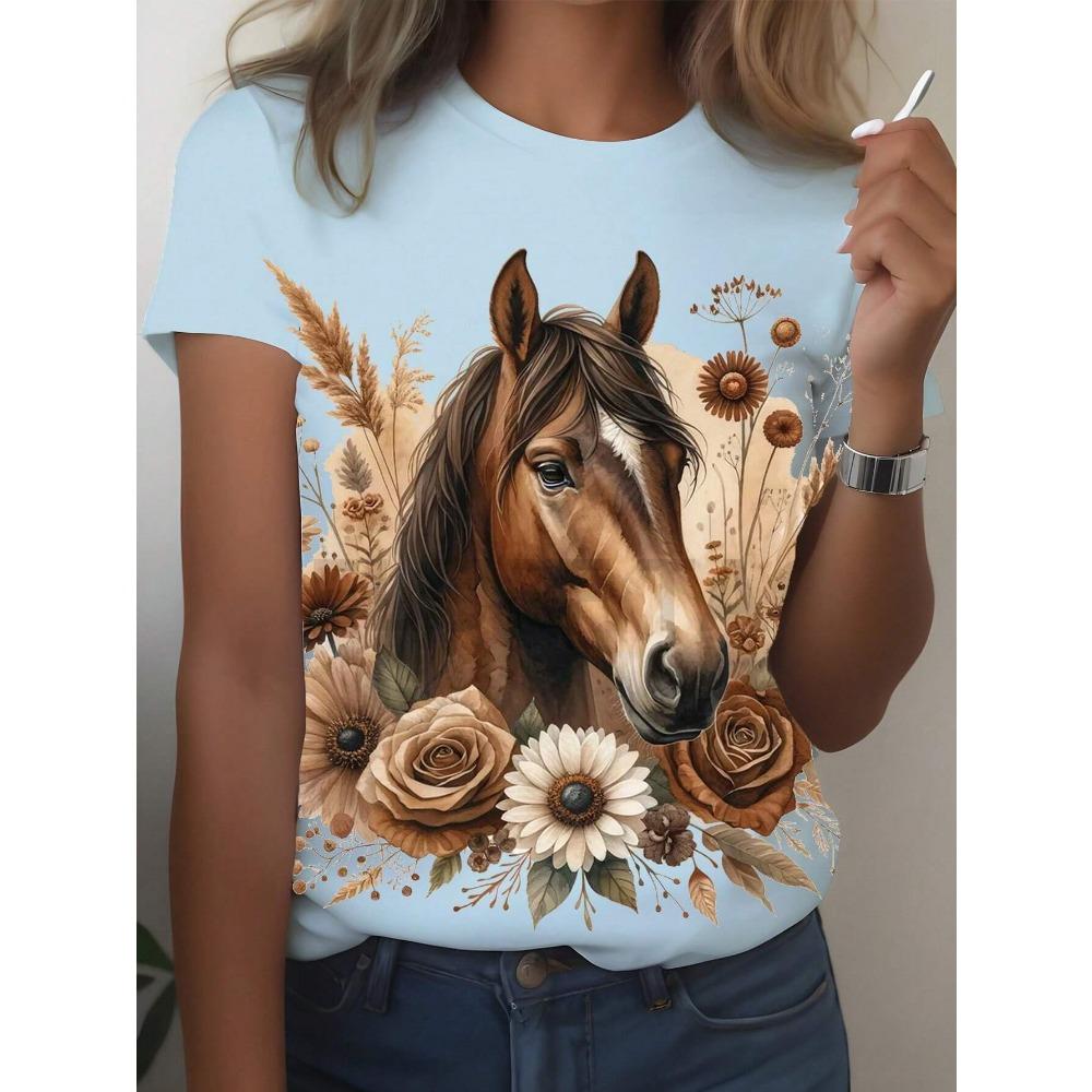 Women s T-Shirt Cute Animal Graphic Tops Summer Outdoors Casual Puppy Print Short Sleeve T-Shirt Fashion O-Neck Women Clothing S
Women s T-Shirt Cute Animal Graphic Tops Summer Outdoors Casual Puppy Print Short Sleeve T-Shirt Fashion O-Neck Women Clothing S