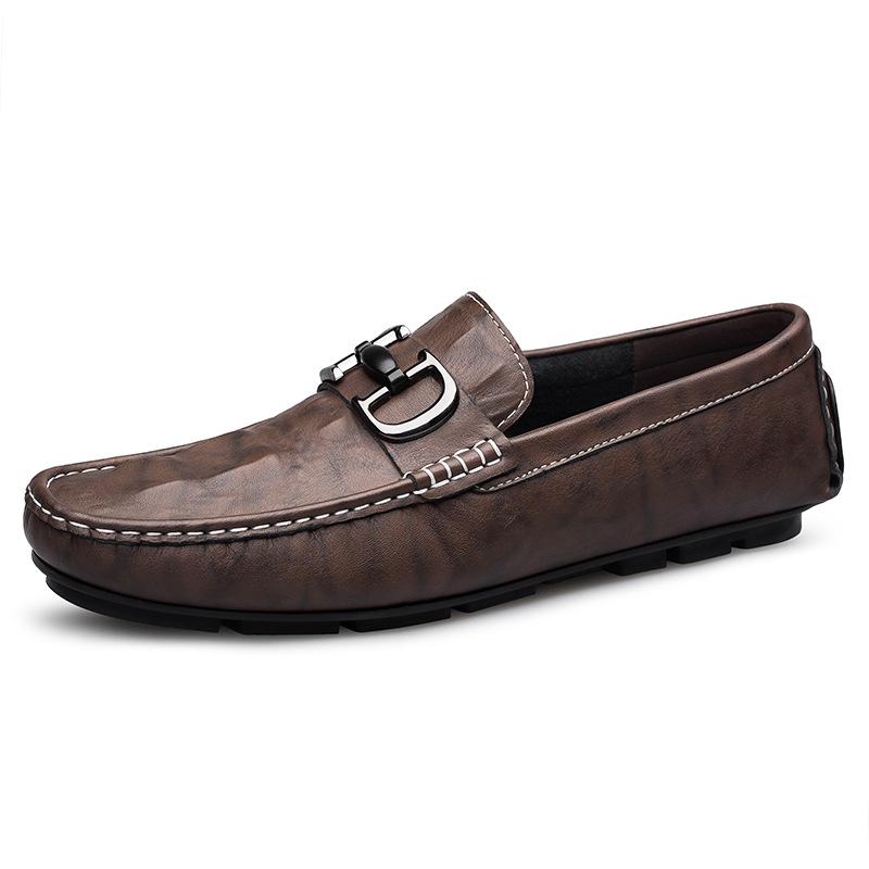 Leather men s shoes are trendy, driving with soft soles, and pedal Doudou shoes men s casual leather. 37 чорний
Leather men s shoes are trendy, driving with soft soles, and pedal Doudou shoes men s casual leather. 37 чорний
