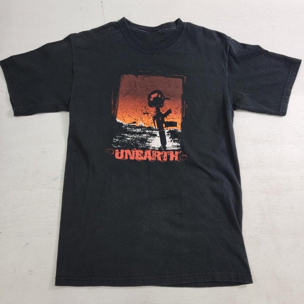 VINTAGE UNEARTH BAND WAR GRAVE ARMY SOLDIER HELMET MACHINE GUN T-SHIRT BT899 Unisex T-Shirt XXXXL
VINTAGE UNEARTH BAND WAR GRAVE ARMY SOLDIER HELMET MACHINE GUN T-SHIRT BT899 Unisex T-Shirt XXXXL
