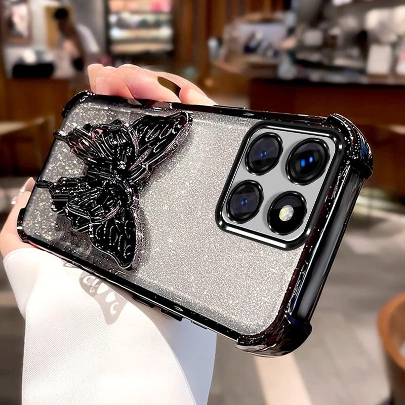 Butterfly Holder Glitter Soft Case For Honor 400 90 Lite X8A X8B X8C X6A X6B X6C X6 X9A X8 4G 5G Plating Shockproof Stand Cover Honor 90
Butterfly Holder Glitter Soft Case For Honor 400 90 Lite X8A X8B X8C X6A X6B X6C X6 X9A X8 4G 5G Plating Shockproof Stand Cover Honor 90