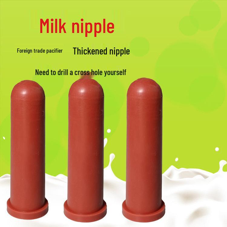Thickened 2L Calf Milk Bottle with Plastic Nipple for Feeding Calves 1 Red Nipple
Thickened 2L Calf Milk Bottle with Plastic Nipple for Feeding Calves 1 Red Nipple