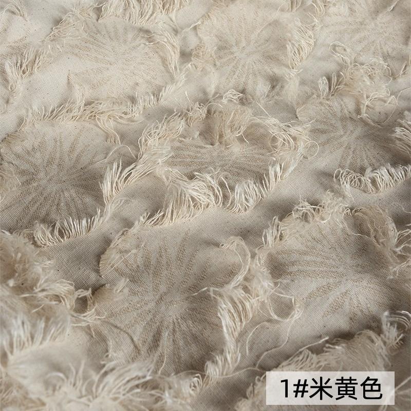 Hand-cut Floral Fringes Fabric Three-dimensional Cotton Linen Washed Distressed for DIY Suits Dresses Shirts Pants 100cmx145cm
Hand-cut Floral Fringes Fabric Three-dimensional Cotton Linen Washed Distressed for DIY Suits Dresses Shirts Pants 100cmx145cm