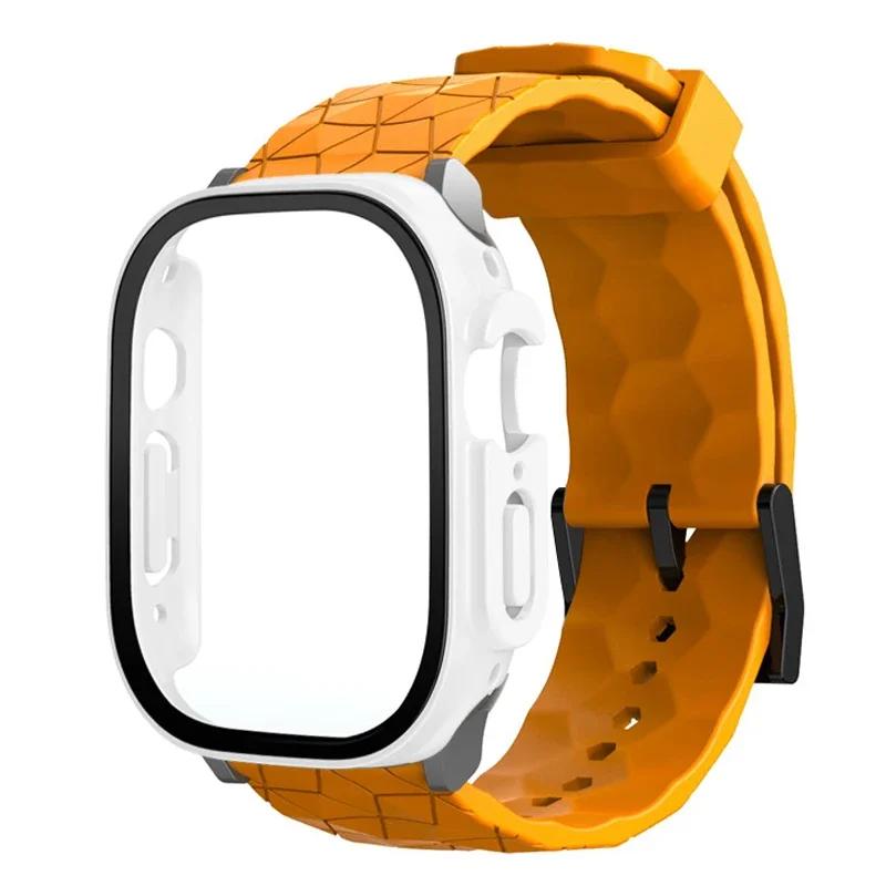 Watch Case+Strap For apple watch ULTRA 2 3 49mm 45mm 44mm 41mm 40mm Football Pattern correa Bracelet iwatch 4/5/6/SE/7/8/9 cases 45mm Series 7 8 9 оранжевый
Watch Case+Strap For apple watch ULTRA 2 3 49mm 45mm 44mm 41mm 40mm Football Pattern correa Bracelet iwatch 4/5/6/SE/7/8/9 cases 45mm Series 7 8 9 оранжевый