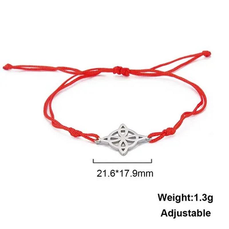 Unisex Adjustable Classic Witch Knot Bracelet - Black & Red Woven Rope
Unisex Adjustable Classic Witch Knot Bracelet - Black & Red Woven Rope