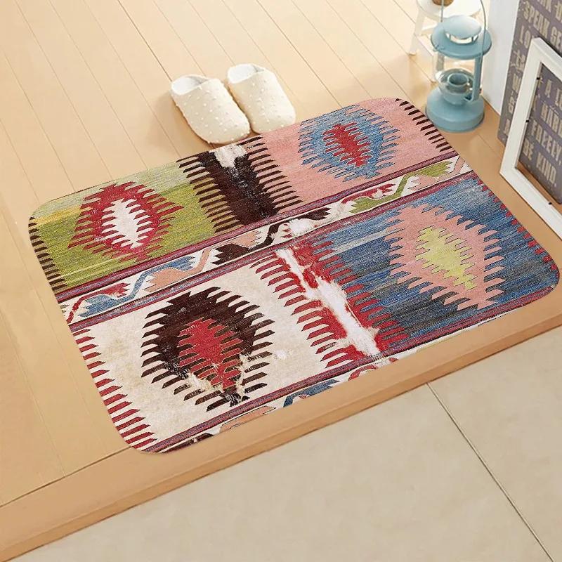 Ethnic Geometric Bohemian Style Door Mat Non Slip Absorbent Rug For Home Entrance Bathroom Kitchen Family Use 40cm x 60cm
Ethnic Geometric Bohemian Style Door Mat Non Slip Absorbent Rug For Home Entrance Bathroom Kitchen Family Use 40cm x 60cm