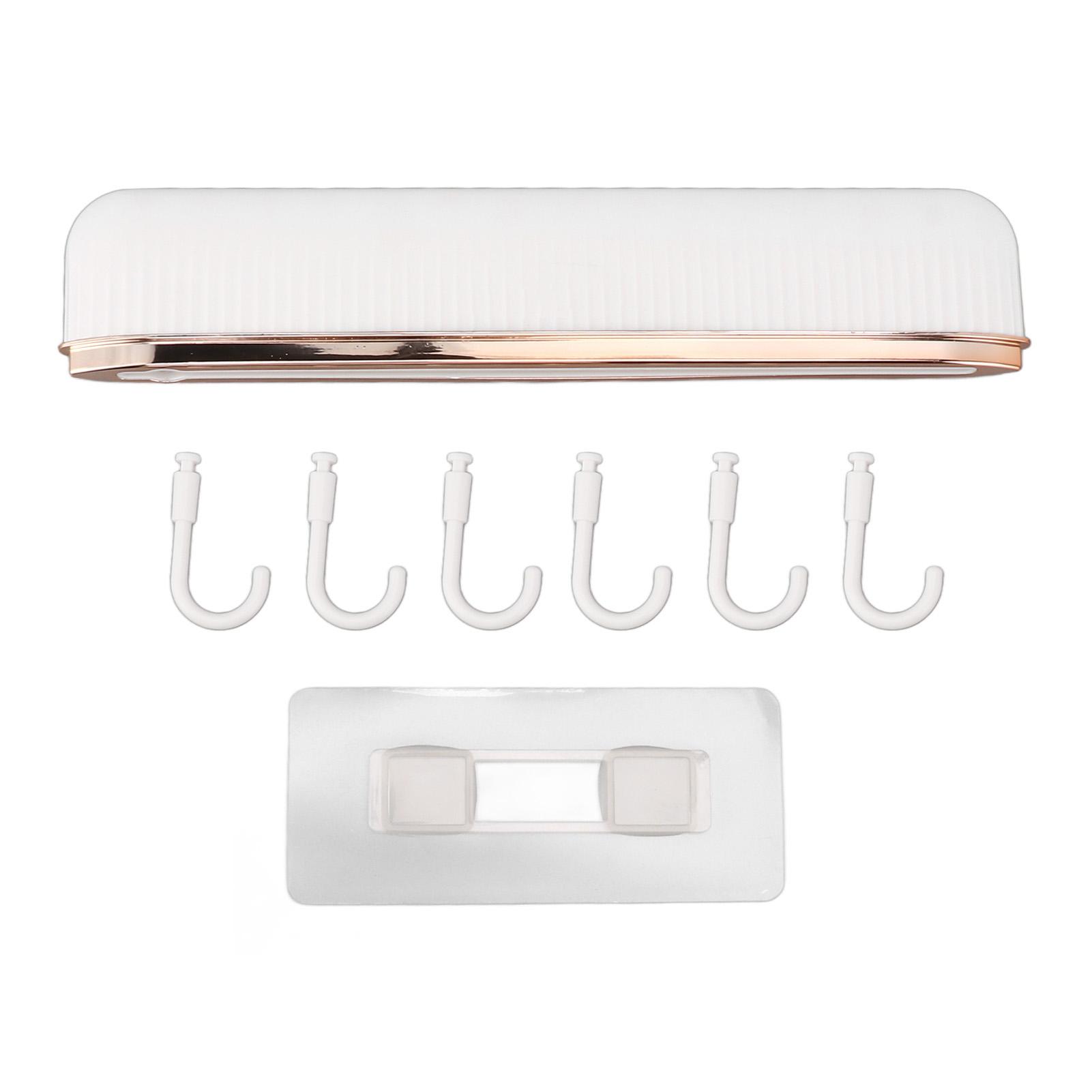 Wall Mount Hooks 6 Hooks 1 Rail ABS Easy Installation Heavy Laod Bearing Wall Hook Racks for белый
Wall Mount Hooks 6 Hooks 1 Rail ABS Easy Installation Heavy Laod Bearing Wall Hook Racks for белый