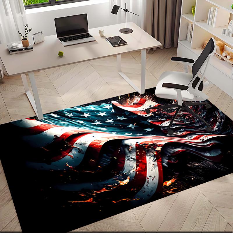 1pc Artistic American Flag Carpet Rug for Living Room Bedroom Home Sofa Decoration,Kids play Non-slip Floor Mat 40x60cm( 15x23in )
1pc Artistic American Flag Carpet Rug for Living Room Bedroom Home Sofa Decoration,Kids play Non-slip Floor Mat 40x60cm( 15x23in )