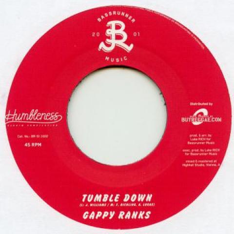 7inch Record GAPPY RANKS / ZAQQA - Tumble Down / Running Away BRS1602 Bassrunner/Buyr 2016 Germany Reggae, Ska & Dub
7inch Record GAPPY RANKS / ZAQQA - Tumble Down / Running Away BRS1602 Bassrunner/Buyr 2016 Germany Reggae, Ska & Dub