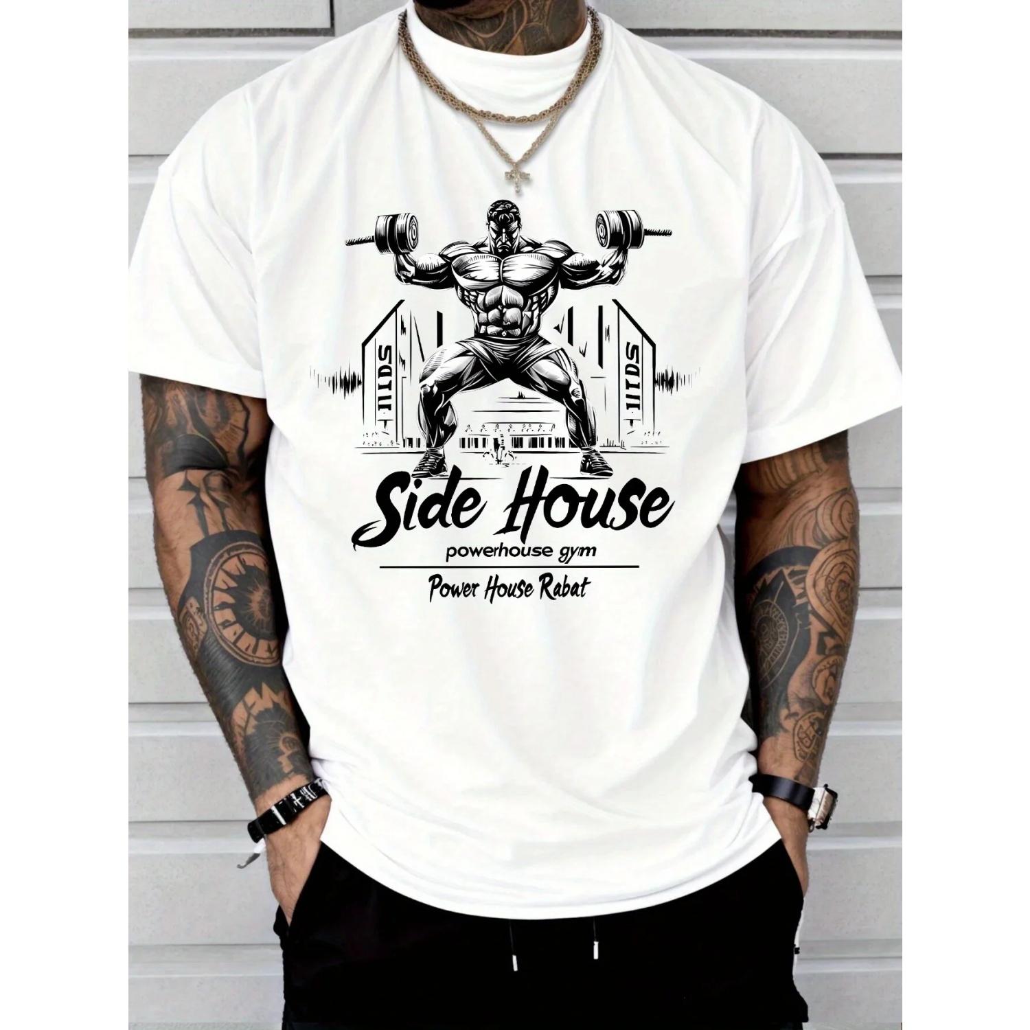 Men Cotton TShirt Bodybuilder Workout Gym Fitness Muscle White Graphic Tee Casual Streetwear Athletic Style S чёрный
Men Cotton TShirt Bodybuilder Workout Gym Fitness Muscle White Graphic Tee Casual Streetwear Athletic Style S чёрный