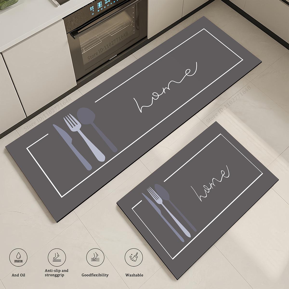 Kitchen Doormat Simple Style Rug Protection Floor Mats Bedside Absorbent Non-Slip Entrance Carpet Home Essential Long Large Mat 40cmx60cm 1pc
Kitchen Doormat Simple Style Rug Protection Floor Mats Bedside Absorbent Non-Slip Entrance Carpet Home Essential Long Large Mat 40cmx60cm 1pc