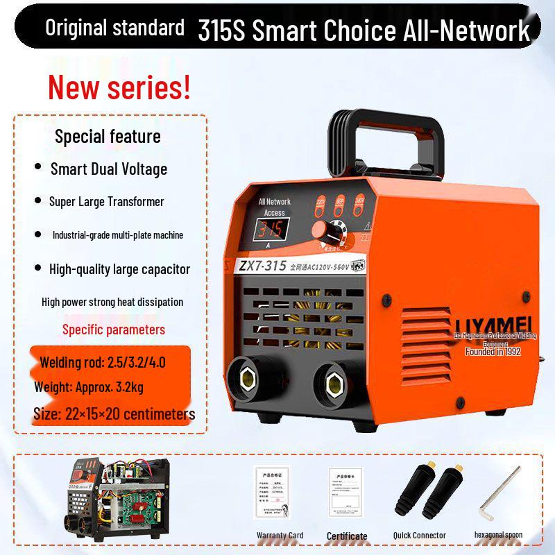 LIYAMEI Industrial All-Copper 400/315 Dual-Voltage High-Power Three-Phase Welding Machine
LIYAMEI Industrial All-Copper 400/315 Dual-Voltage High-Power Three-Phase Welding Machine