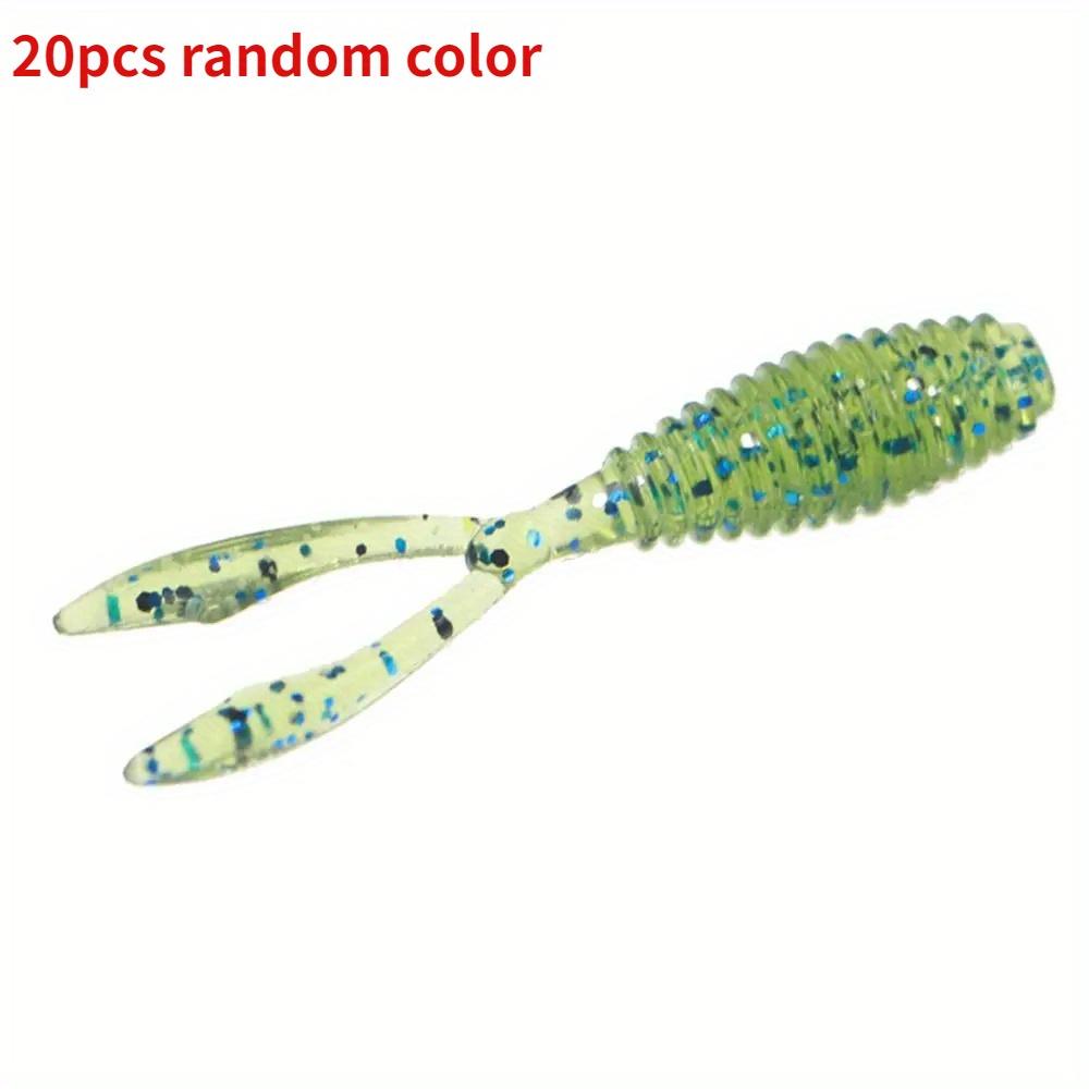 20 шт. Мини-мягкая рыболовная приманка Rockfish Twin Tail, искусственный воблер, приманка для ловли рыбы, бионический силиконовый флуоресцентный червь
20 шт. Мини-мягкая рыболовная приманка Rockfish Twin Tail, искусственный воблер, приманка для ловли рыбы, бионический силиконовый флуоресцентный червь