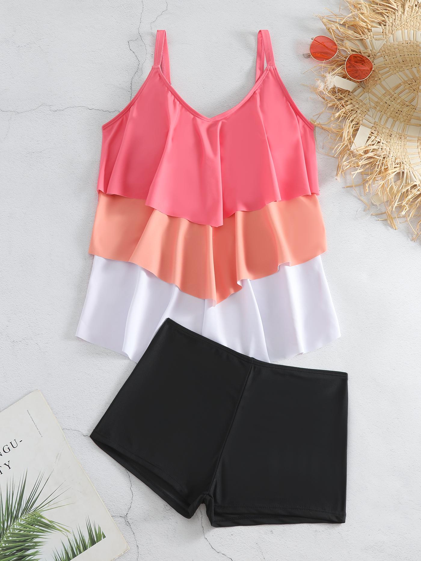 Женский модный купальник из двух частей, мягкий купальник с открытой спиной, комплект купальников, большой размер, принт, танкини, купальный костюм 3XL ярко-розовый
Женский модный купальник из двух частей, мягкий купальник с открытой спиной, комплект купальников, большой размер, принт, танкини, купальный костюм 3XL ярко-розовый