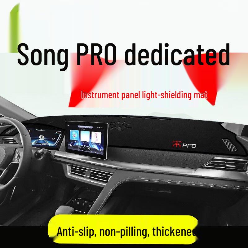 BYD Song Pro Dashboard Sun Shade: Heat Insulation & Light Blocking Pad for Center Console
BYD Song Pro Dashboard Sun Shade: Heat Insulation & Light Blocking Pad for Center Console
