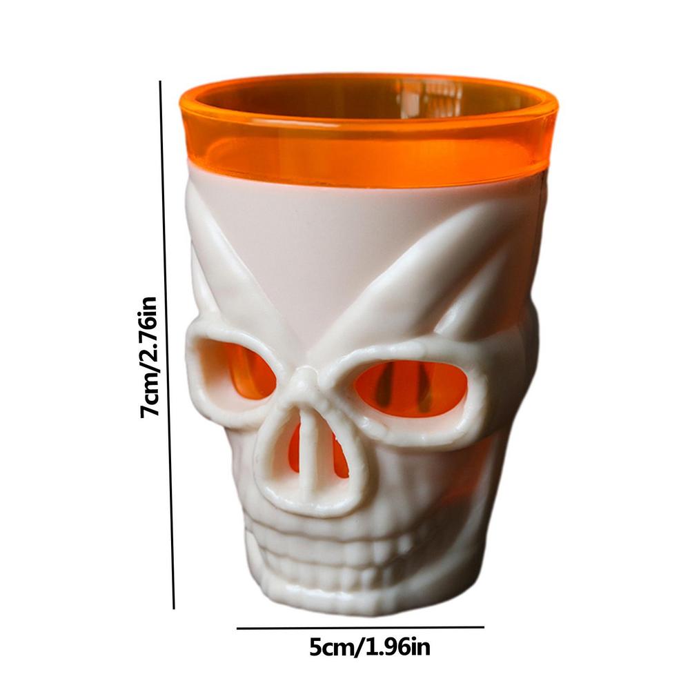 LED Skull Head Glowing Wine Cup Halloween Skeleton Luminous Water Drink Cup Mug For Halloween Party Decoration Home Bar Supplies 200ml білий
LED Skull Head Glowing Wine Cup Halloween Skeleton Luminous Water Drink Cup Mug For Halloween Party Decoration Home Bar Supplies 200ml білий
