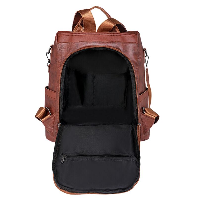College Women Backpack Designer Soft Leather Vintage Packbag Female Travel Back Pack School Bags For Teenage Girls Shoulder Bag коричневий
College Women Backpack Designer Soft Leather Vintage Packbag Female Travel Back Pack School Bags For Teenage Girls Shoulder Bag коричневий