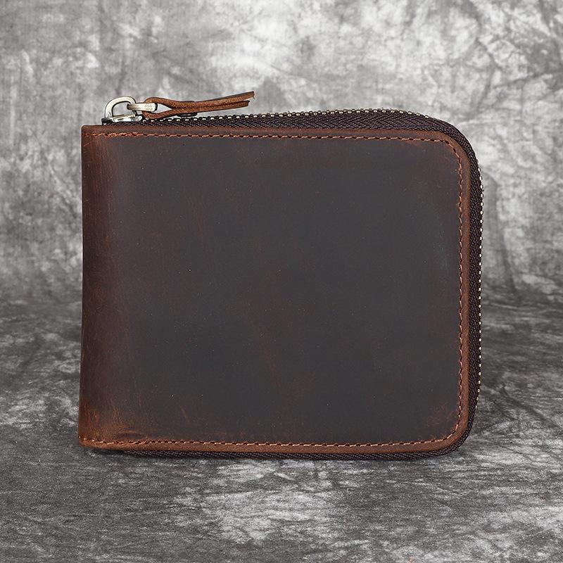 Hot Selling Crazy Horse Leather Men s Wallet Horizontal Leather Zipper Wallet 30% Off Retro Cow Leather Bag
Hot Selling Crazy Horse Leather Men s Wallet Horizontal Leather Zipper Wallet 30% Off Retro Cow Leather Bag