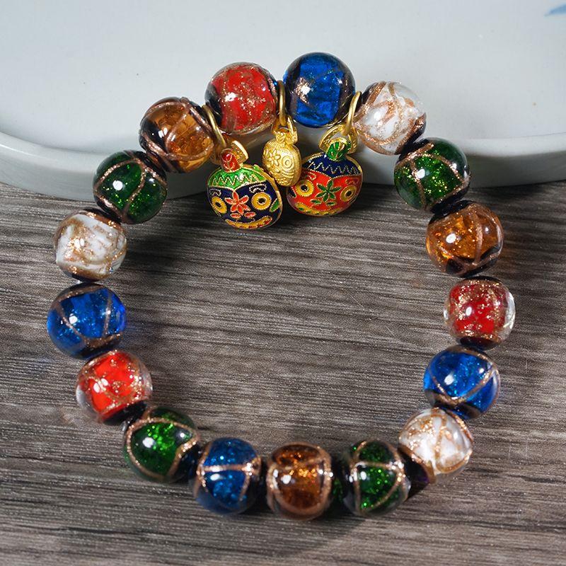 Браслет Glaze Multi Jewels для мужчин и женщин, парные подарки, красочный браслет из бусин Будды в древнем стиле с пожирающим золото зверем, этнический стиль 12mm
Браслет Glaze Multi Jewels для мужчин и женщин, парные подарки, красочный браслет из бусин Будды в древнем стиле с пожирающим золото зверем, этнический стиль 12mm