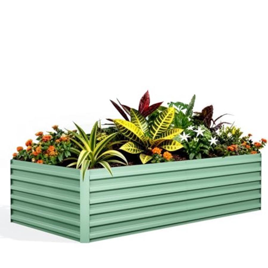 6x3x2 ft Galvanized Raised Garden Bed 24 Tall Metal Planter Box for Flowers Vegetables Rust-Resistant Raised Garden Beds for Ga United States
6x3x2 ft Galvanized Raised Garden Bed 24 Tall Metal Planter Box for Flowers Vegetables Rust-Resistant Raised Garden Beds for Ga United States