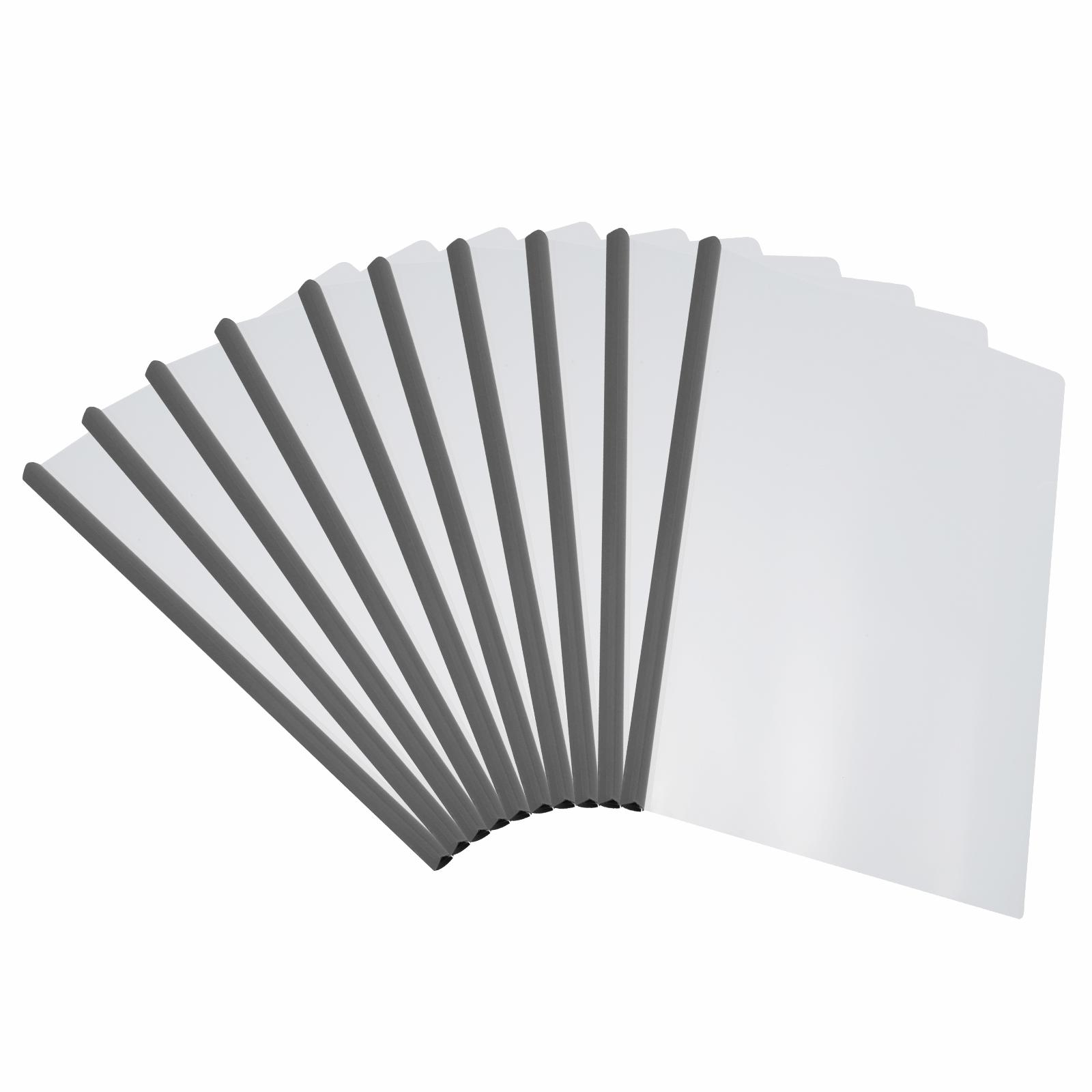 10Pcs Clear Report Covers with Sliding Bar 10mm Slide-Grip Resume Covers 75Sheet Capacity A4 Presentation Folder for File Resume чорний
10Pcs Clear Report Covers with Sliding Bar 10mm Slide-Grip Resume Covers 75Sheet Capacity A4 Presentation Folder for File Resume чорний