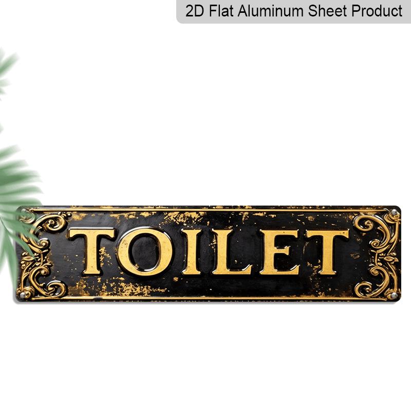 2D Flat, 1pc, Vintage Toilet Aluminium Decorative Sign, Ornate Bathroom Decor, Wall Hanging, Rustic Style Wall Decor for Bathroom, Restroom, Powder 40cm x 10cm
2D Flat, 1pc, Vintage Toilet Aluminium Decorative Sign, Ornate Bathroom Decor, Wall Hanging, Rustic Style Wall Decor for Bathroom, Restroom, Powder 40cm x 10cm