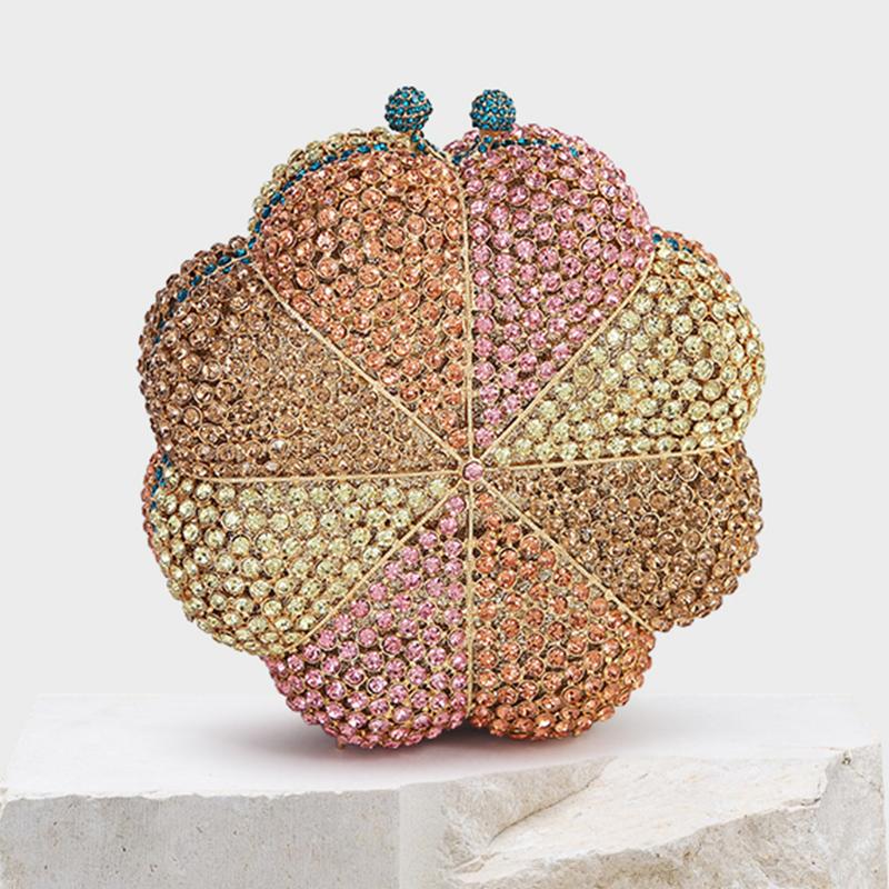 WHTUOHENG Women Stone Evening Party Prom Clutches Bags Pumpkin Shaped Rhinestone Diamond Wedding Purses And Crystal Handbags 16cmX16cmX8cm
WHTUOHENG Women Stone Evening Party Prom Clutches Bags Pumpkin Shaped Rhinestone Diamond Wedding Purses And Crystal Handbags 16cmX16cmX8cm