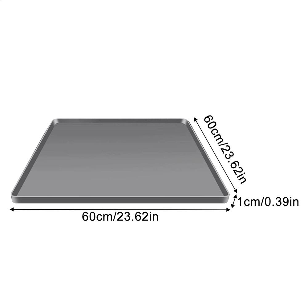 Fridge Mats Drip Tray Silicone refrigerator mat Mini Fridge Silicone Mat Silicone refrigerator mat floor non slip for Kitchen 60x60x1cm серый
Fridge Mats Drip Tray Silicone refrigerator mat Mini Fridge Silicone Mat Silicone refrigerator mat floor non slip for Kitchen 60x60x1cm серый